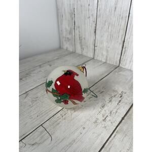 Christmas Cardinal Glass Ornament Symbol Of The Cardinal Christmas bulb